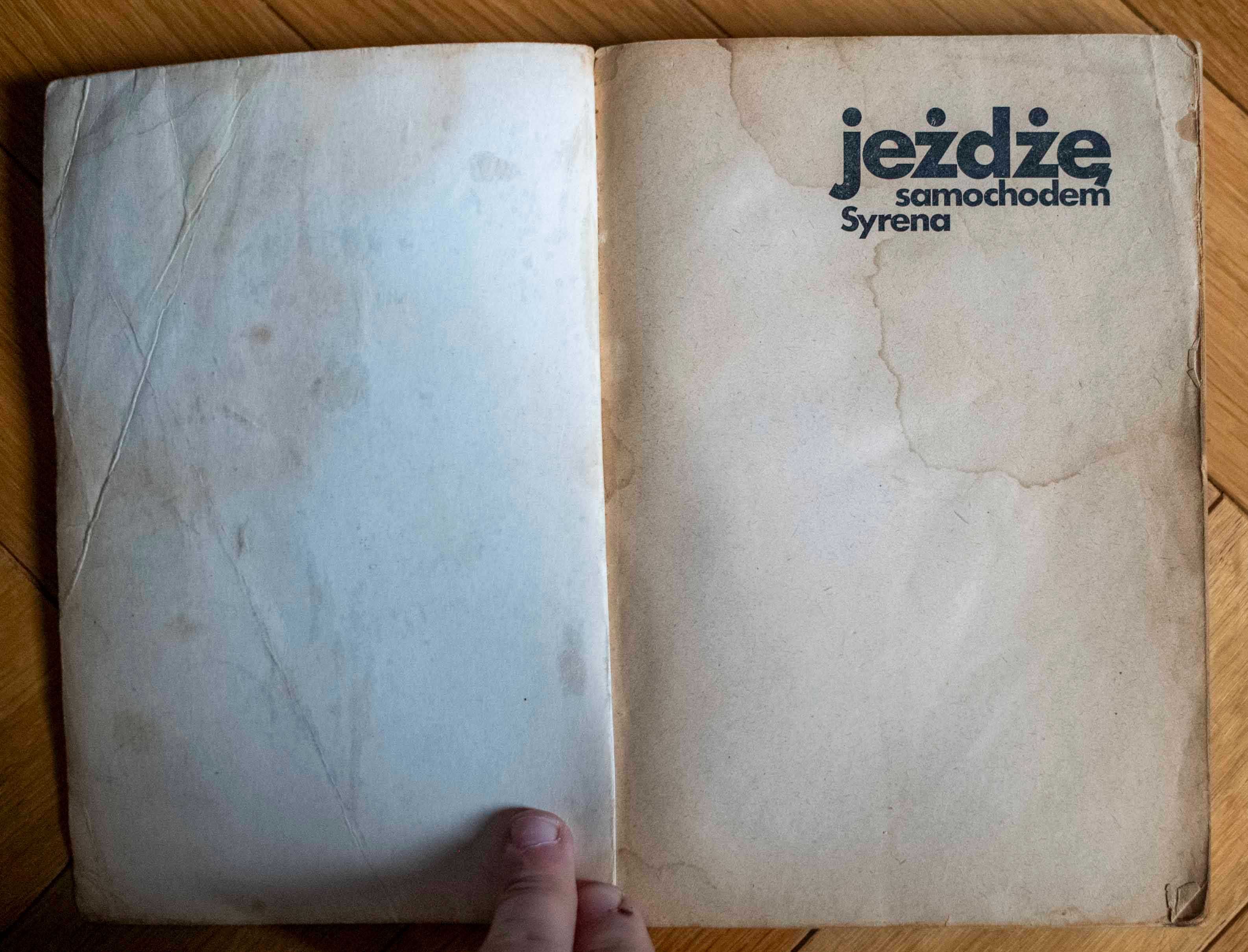 Jeżdżę samochodem Syrena Zdzisław Glinka WKŁ 1974 używana