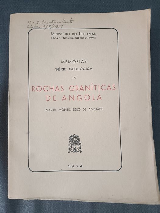 Rochas Graníticas de Angola - Memórias: Série Geológica IV