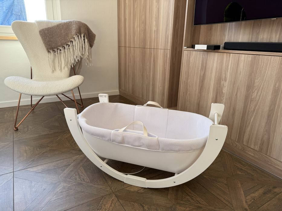 Kosz Mojżesza, bujak, łożeczko Curve 2w1