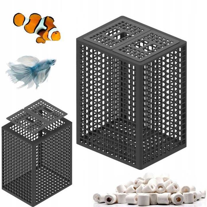 Modularny Box na media filtracyjne -Kosz do filtra do akwarium 25x9x15