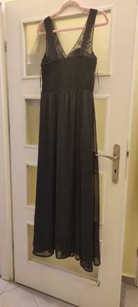Sukienka długa przepiękna czarna