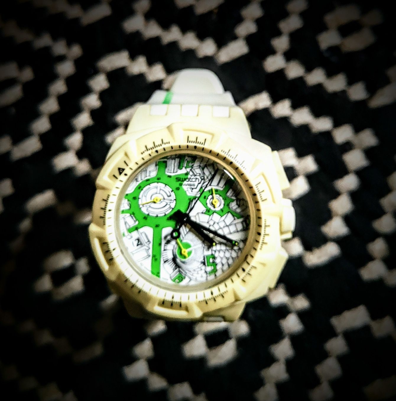 Relógio swatch branco