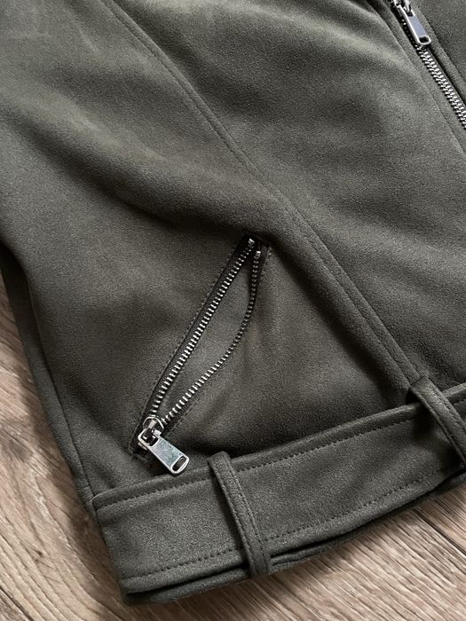 Бомбер замшевий жіночий