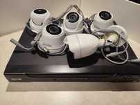 Zestaw do monitoringu. Rejestrator BCS 1604LF-A i 5 kamer HIKVISION