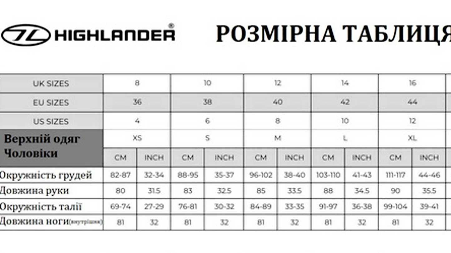 Комплект термобелья Highlander Thermo 160 Mens вафельное Ripstop