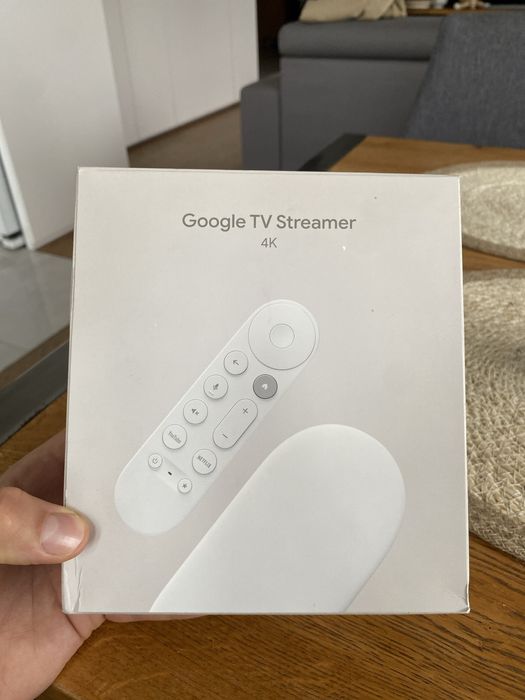 Google TV Streamer 4K, nowy, nie otwierany
