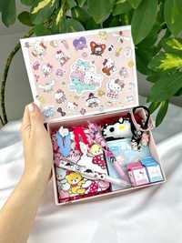 Zestaw prezentowy box urodziny dzień dziecka hello kitty cinnamoroll