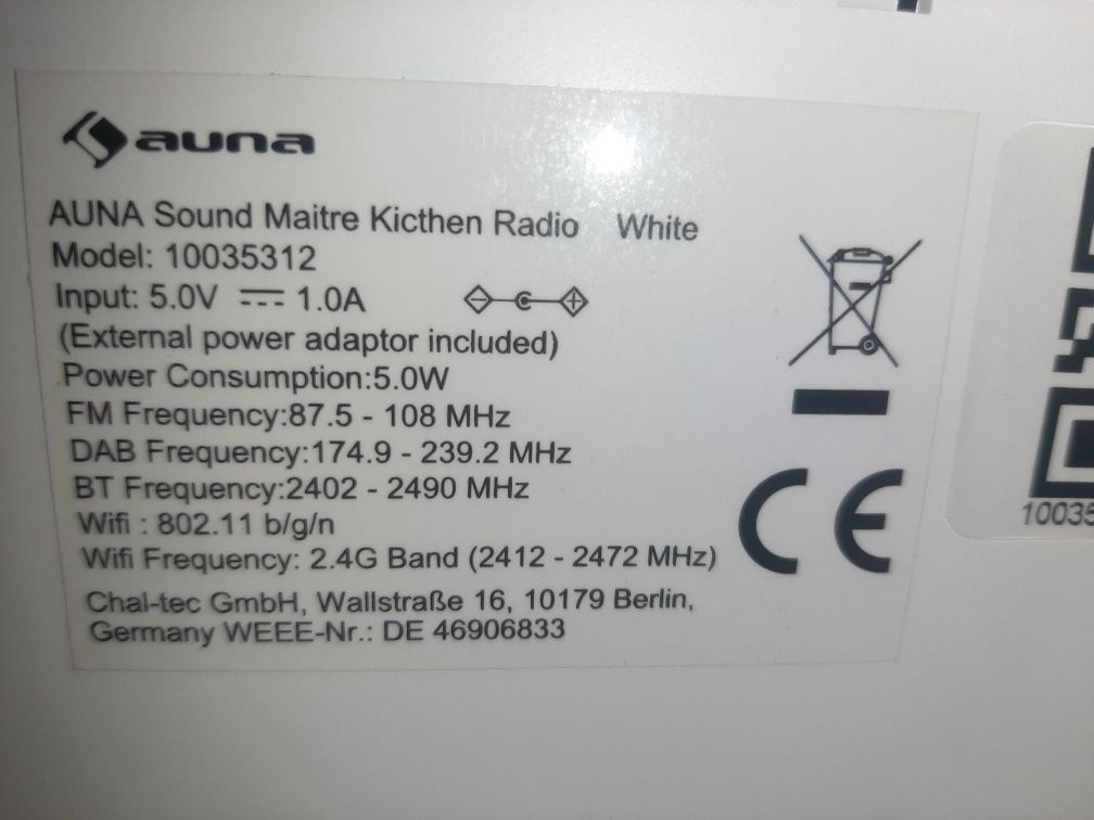 Интернет радио приемник Auna Sound Maitre