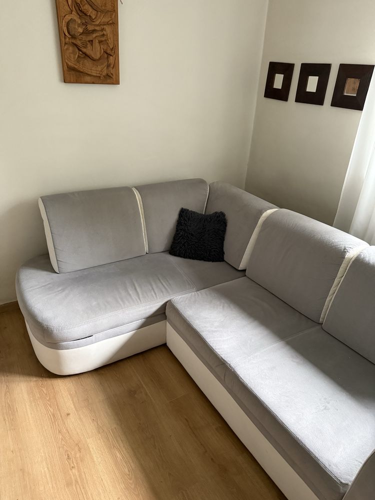 Sofa, naroznik z funkcja spania