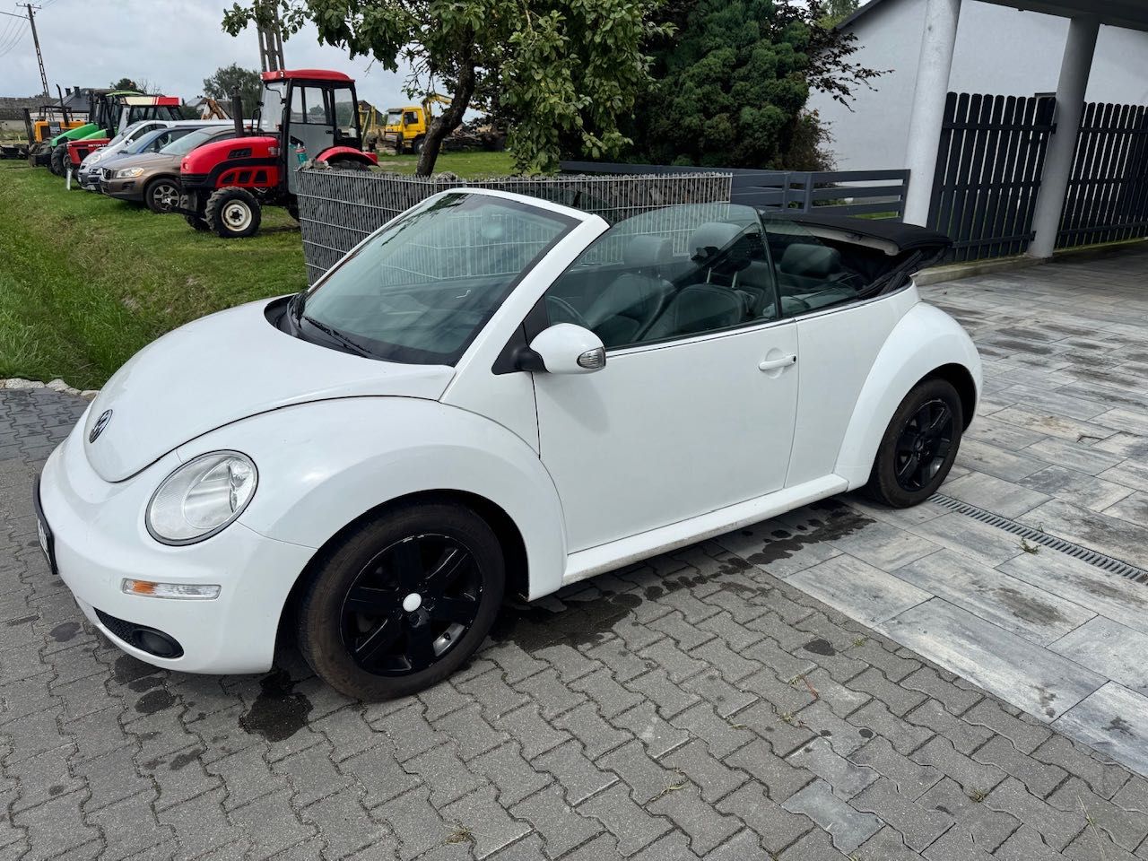 VW New Beetle Cabrio lift 1.9tdi klima skóra biała perła