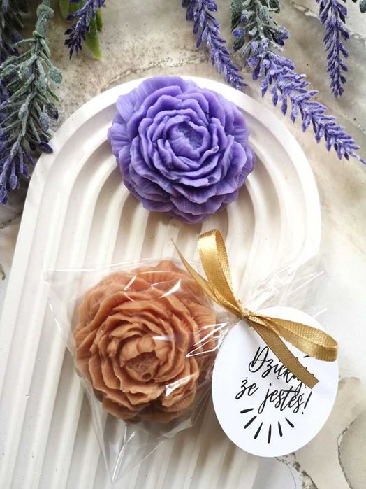 Podziękowanie mydło piwonia upominek zakończenie roku nauczyciela