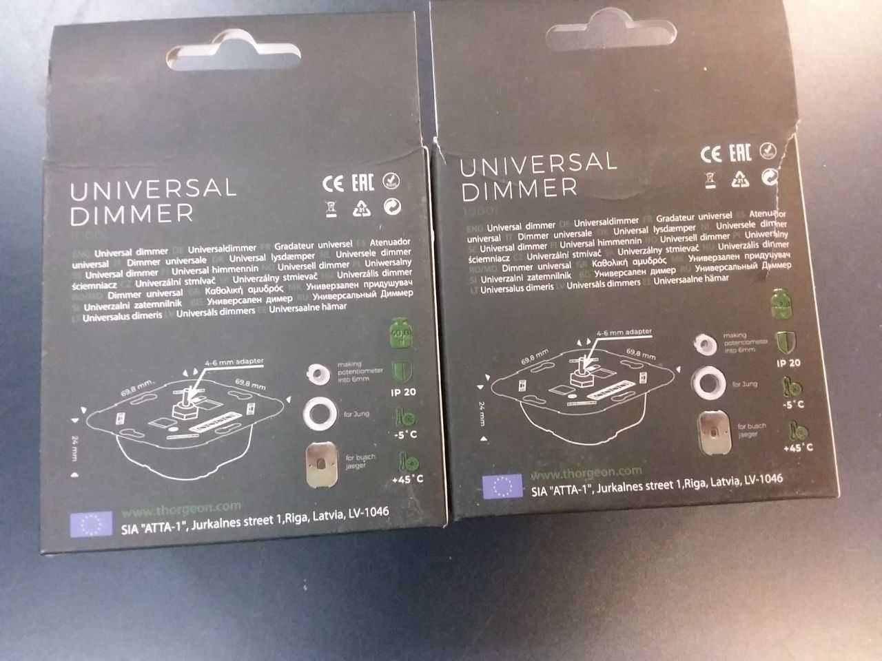 Dimmer Universal LED5-300VA HL10-400W THORGEON 10001 (cena za 2 szt)