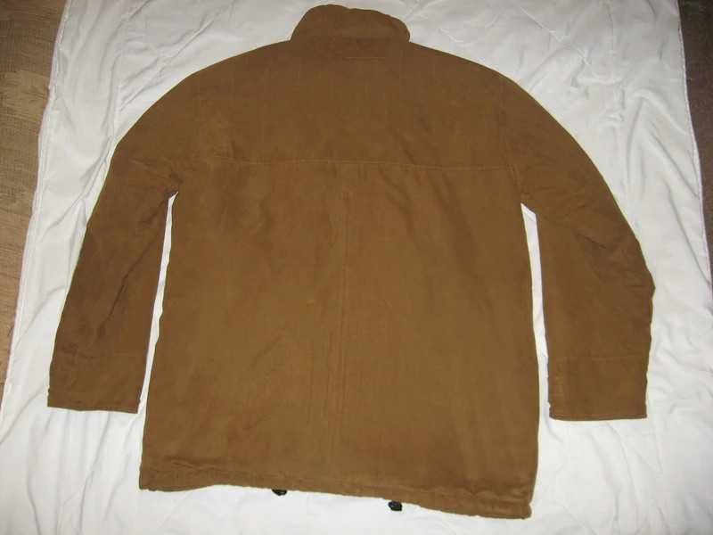 Kurtka męska beżowa brązowa 48 XL XXL 2xl duża na zamek jesień