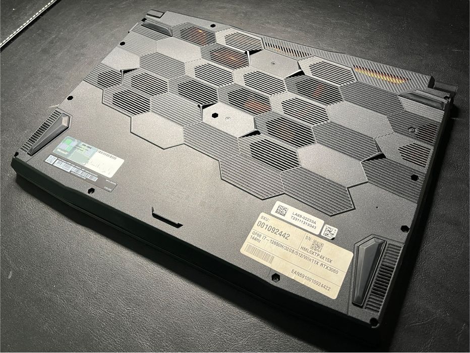 Laptop MSI Katana GF66 RTX3060, 32GB RAM , i7-12650h