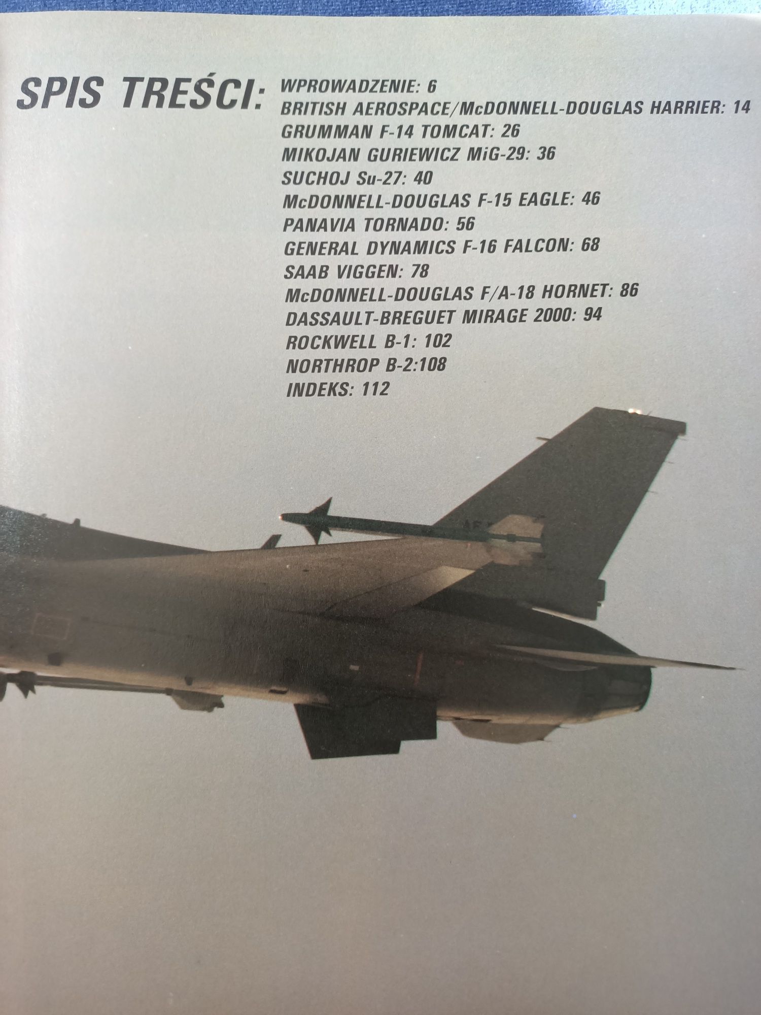 Samoloty bojowe lat dziewięćdziesiątych + plakat Bill Yenne