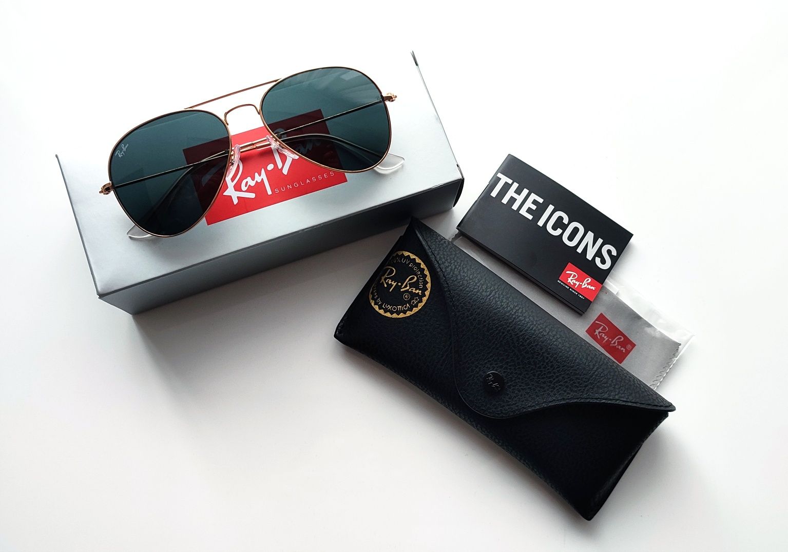 Ray-Ban Aviator 3025 gold black