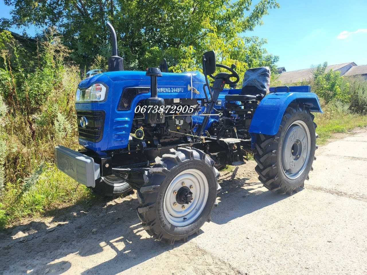 Мінітрактор Shifeng 244 BFU Шифенг Примусова гідравліка Компресор 4х4