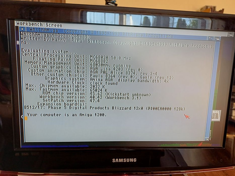 Amiga 1200 karta turbo Blizzard 1230IV 64MB