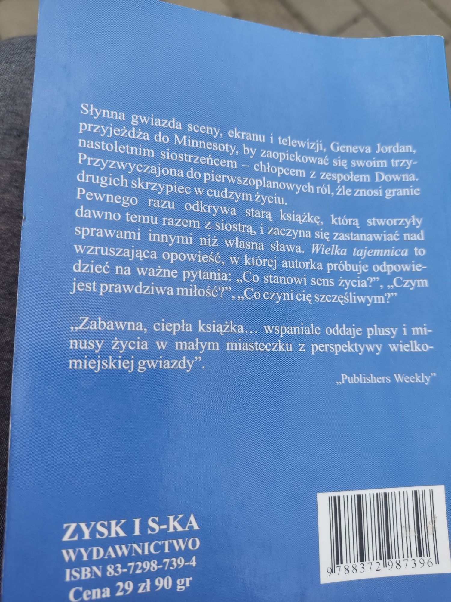 Książka Wielka tajemnica Lorna Landvik