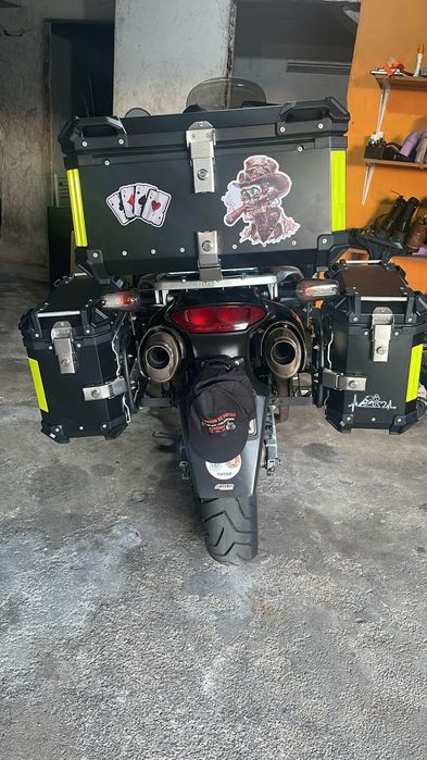 (NOVO) Malas Laterais + Top Case Alumínio Honda Varadero