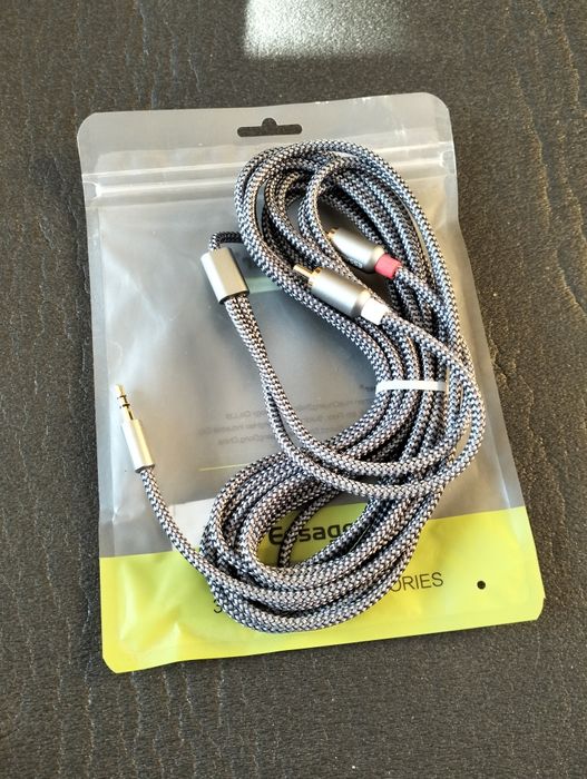 Kabel AUX. 2xRCA na Mini Jack 3.5