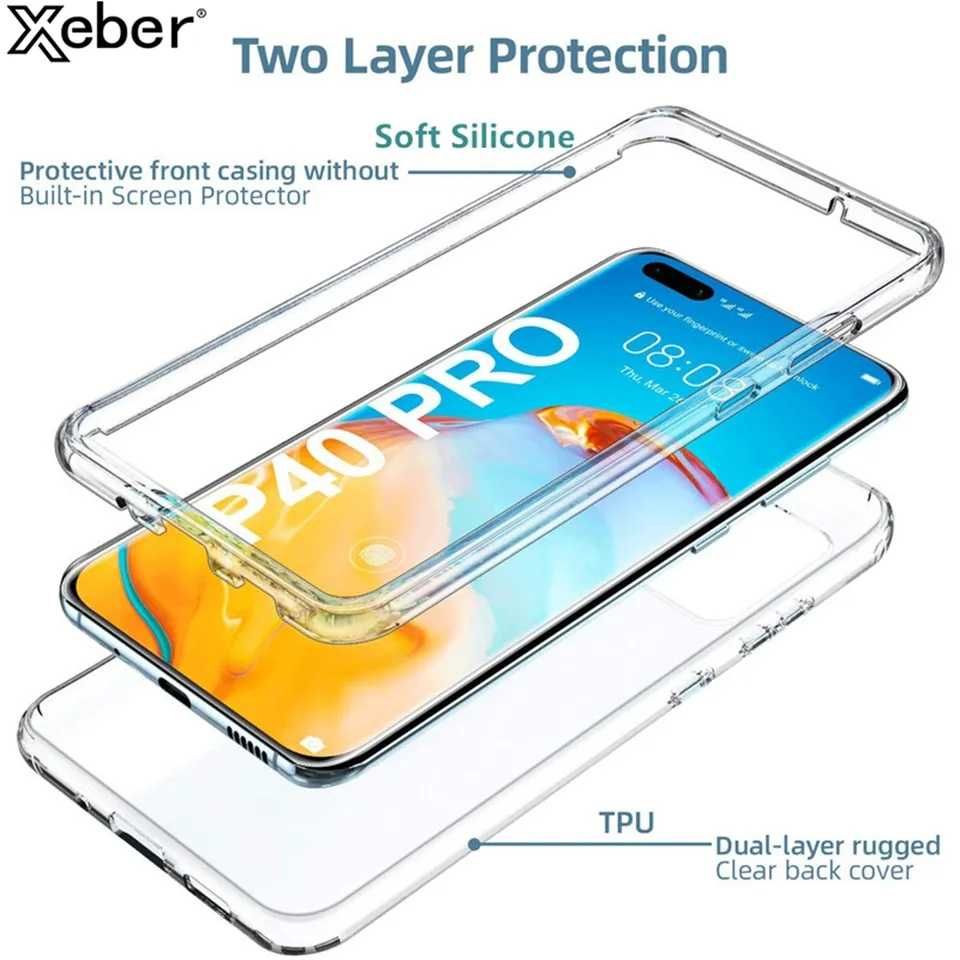 Huawei p40/40Pro/litle capa+película vidro+protecção câmara