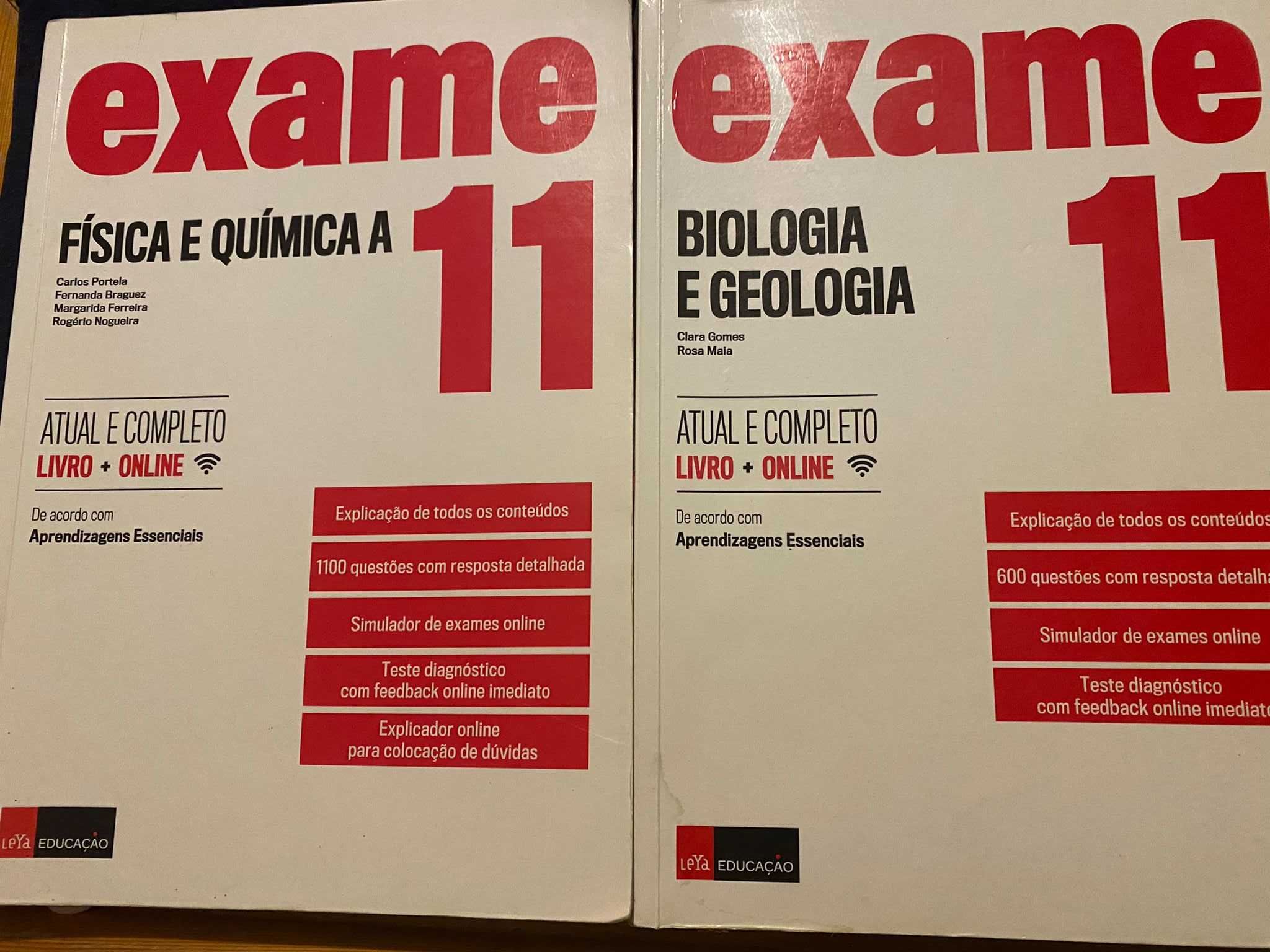 Preparar Exame Física e Química e/ou Biologia e Geologia 11º ano