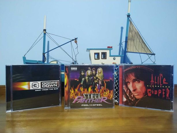 CDs de ROCK . 3 Doors Down + Alice Cooper + Steel Panther !!!