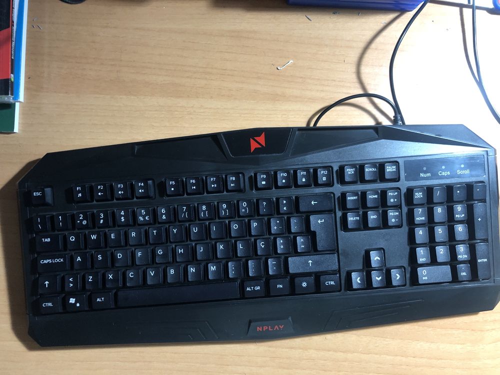 Teclado Gaming NPLAY Control 3.0 (Membrana - Português - Preto)