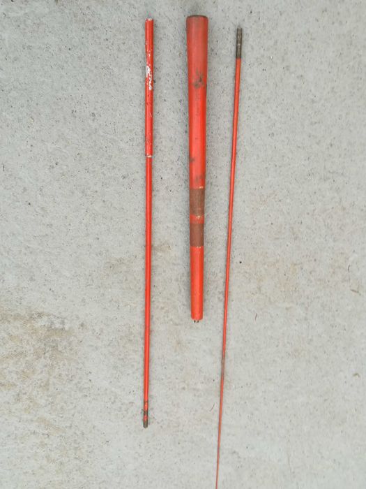 Kolekcjonerska wędka spining wytwórni Sprzęt Rybacki z Warszawy PRL