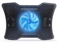 Охлаждающая Подставка под ноутбук Pccooler 10-15" 140mm BLUE LED