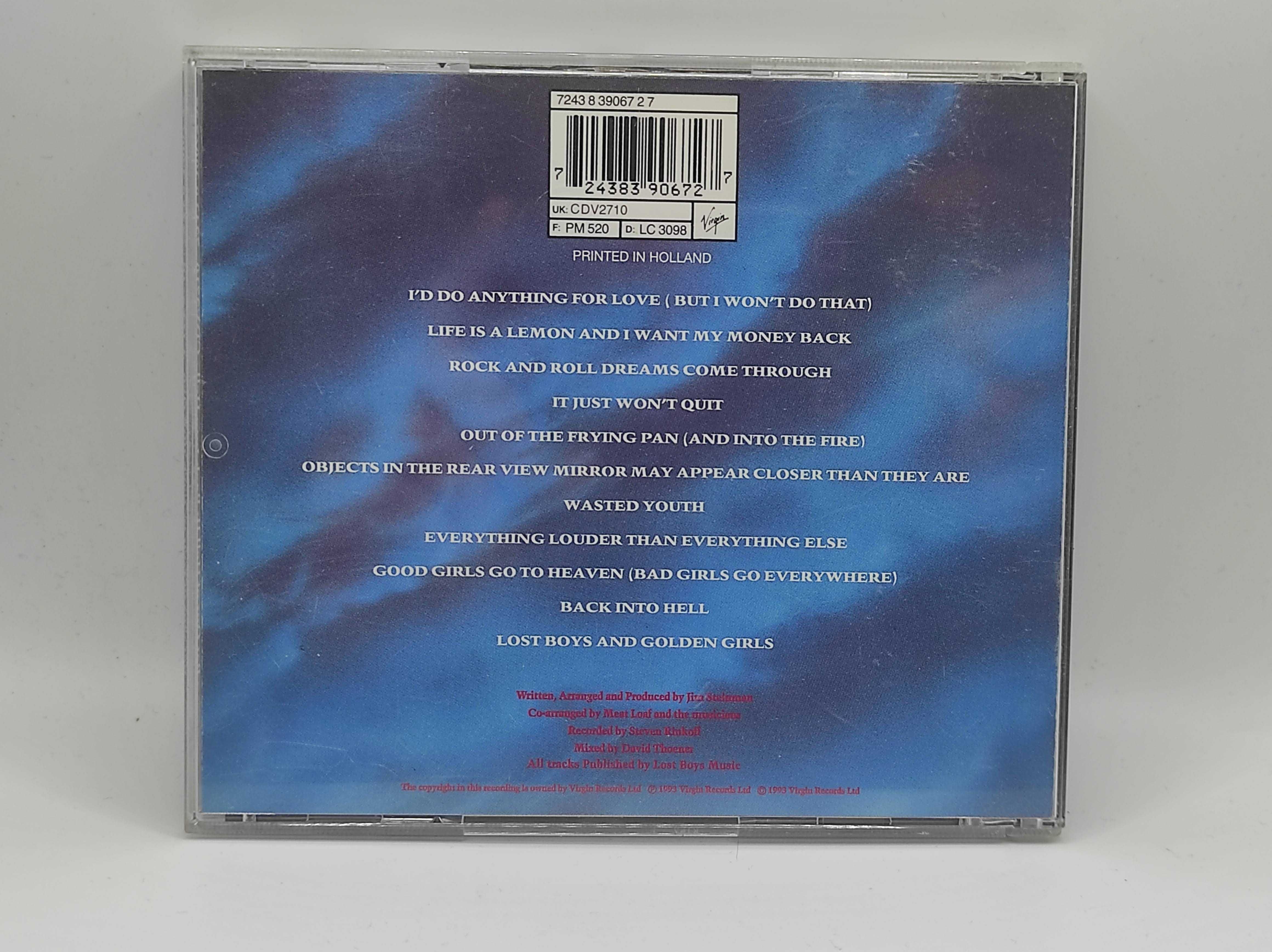 CD muzyka Meat Loaf – Bat Out Of Hell II: Back Into Hell