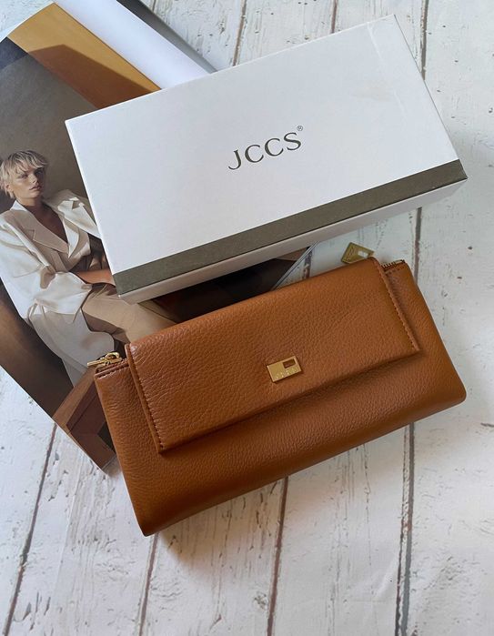 Жіночий шкіряний гаманець портмоне JCCS
