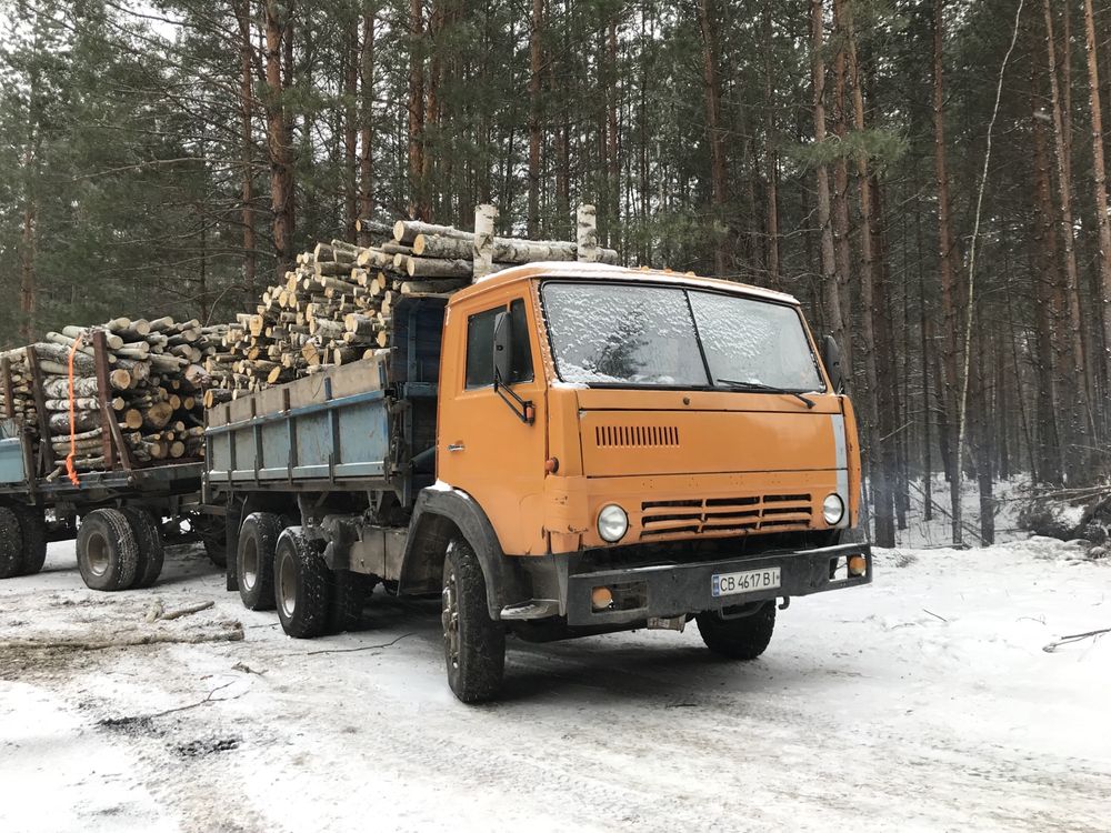 КамАЗ 55102 сельхозник с прицепом