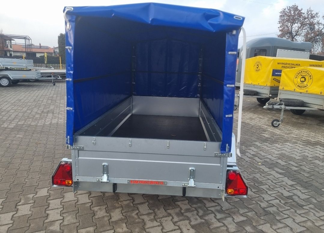 Przyczepa dwuosiowa lekka do 750kg na B 1500kg mocna Rydwan od ręki
