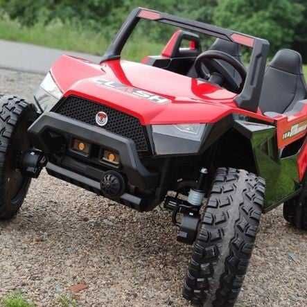Auto na akumulator Buggy 4x4 Czerwony  do 80 kg regulacja siedzenia