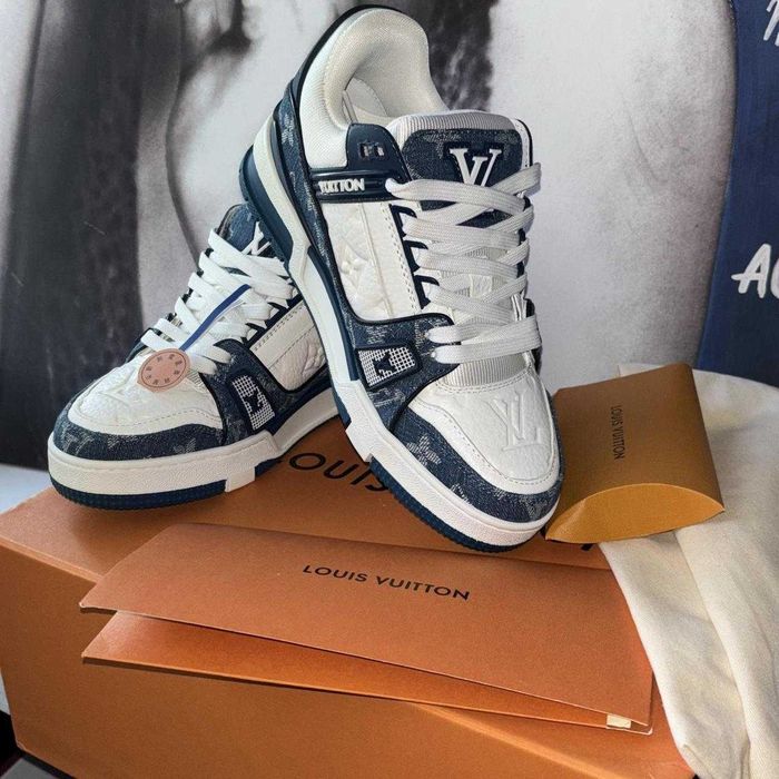 "Buty koszykówki "Louis_Vuitton_Trainer_Blue Roz.44