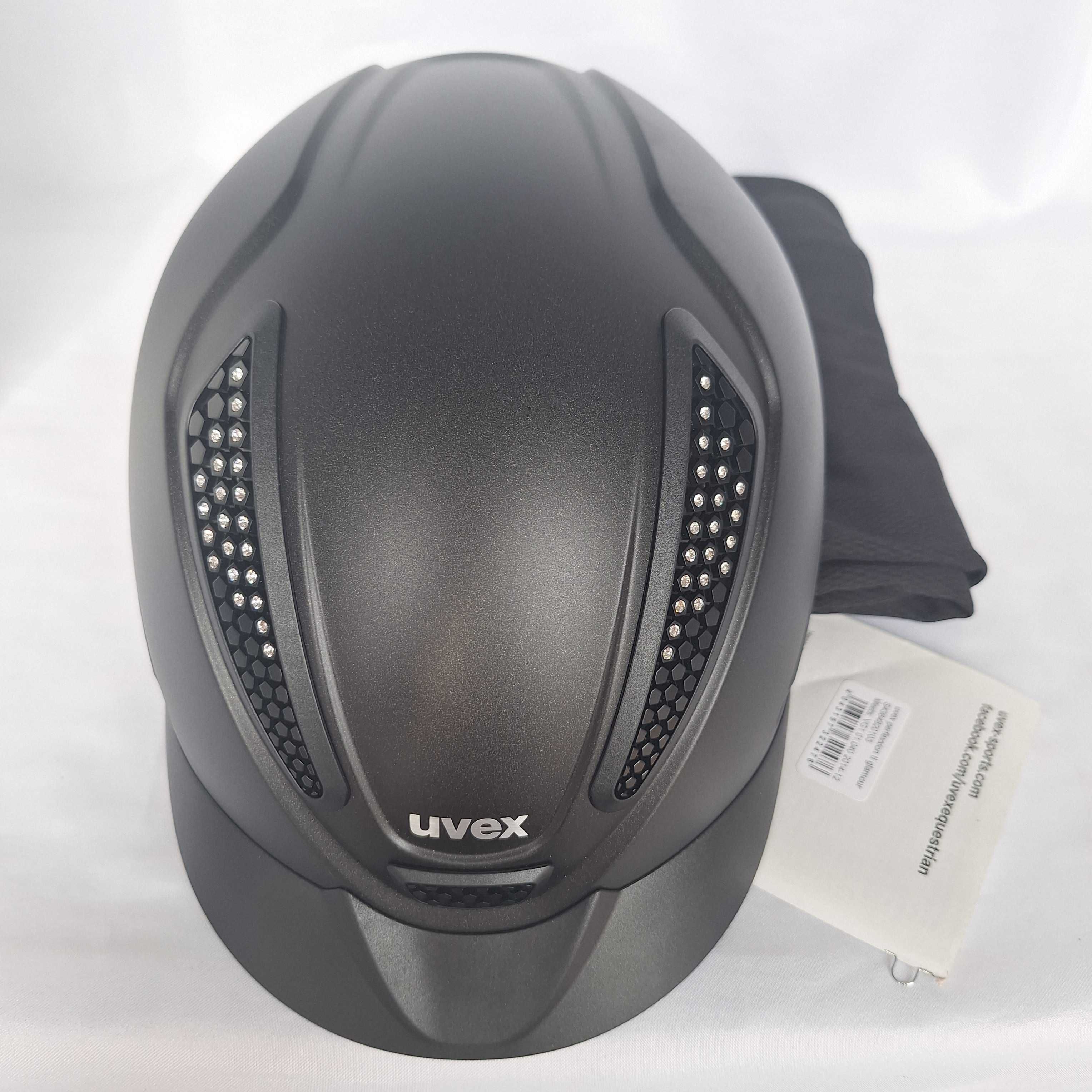 Kask jeździecki toczek Uvex Perfexxion II Glamour Black XXS-S 52-55cm