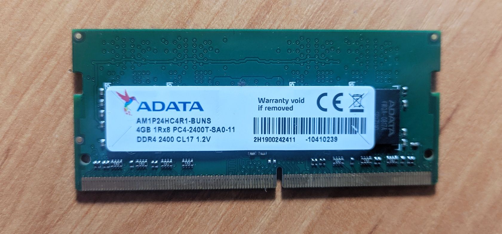 SoDIMM DDR4 4GB 2400 MHz