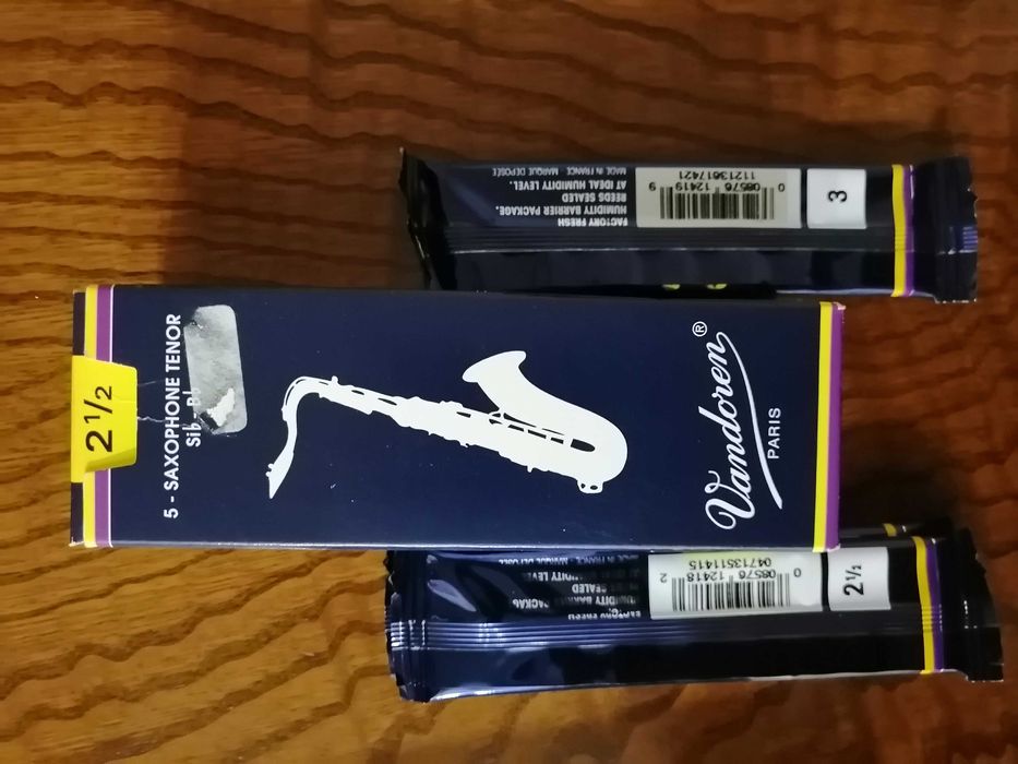 Palhetas para Clarinete e Saxofone Alto e Tenor  *  Novas