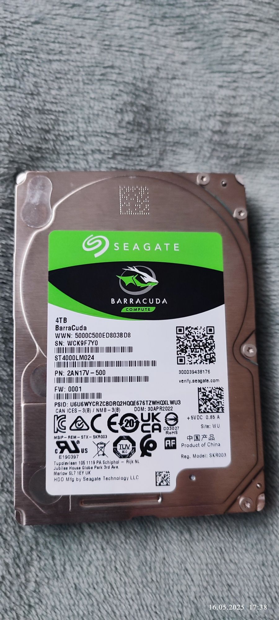 Dysk HDD 4TB nowy