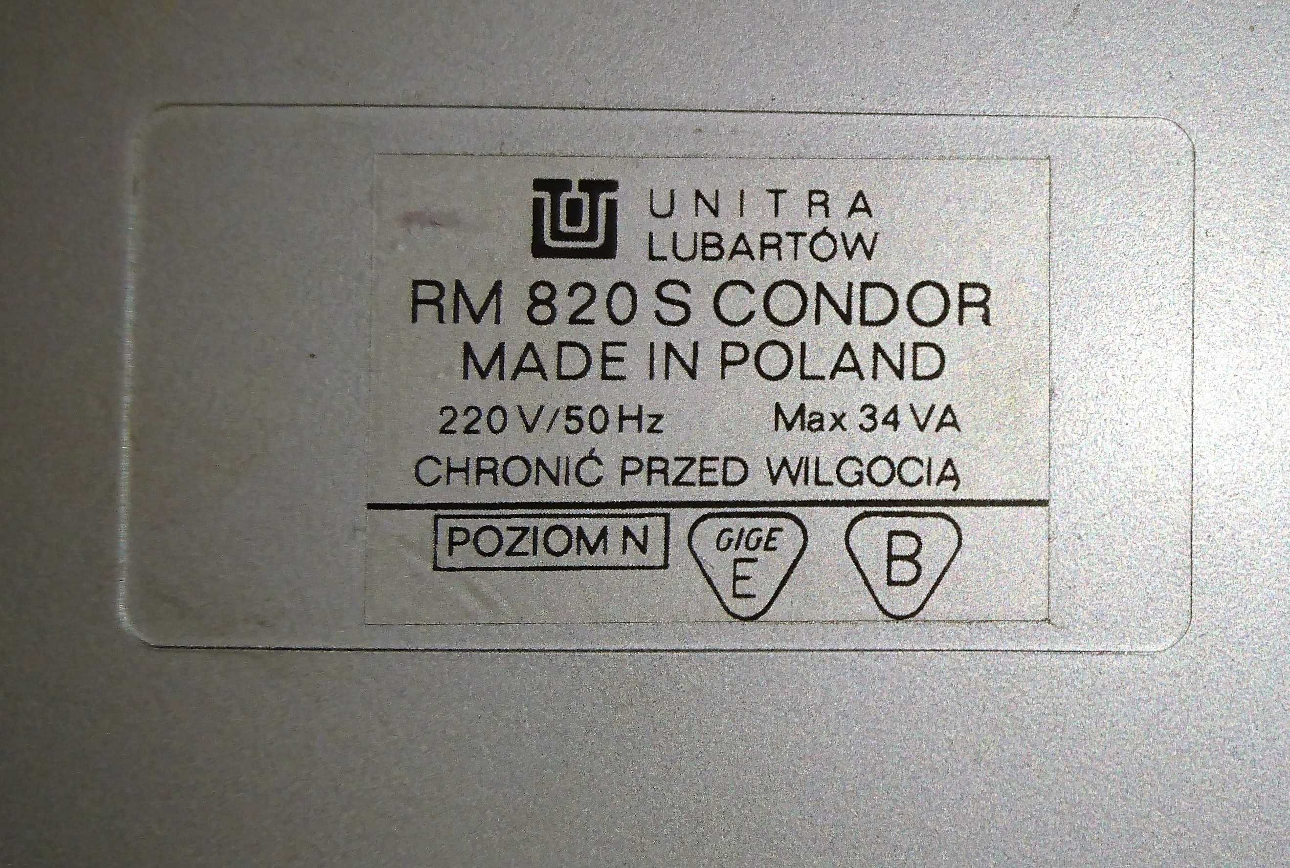 Unitra Condor RM820 S