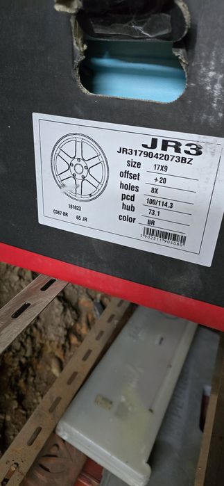 Vendo jantes japan racing 17 4x100 4x108