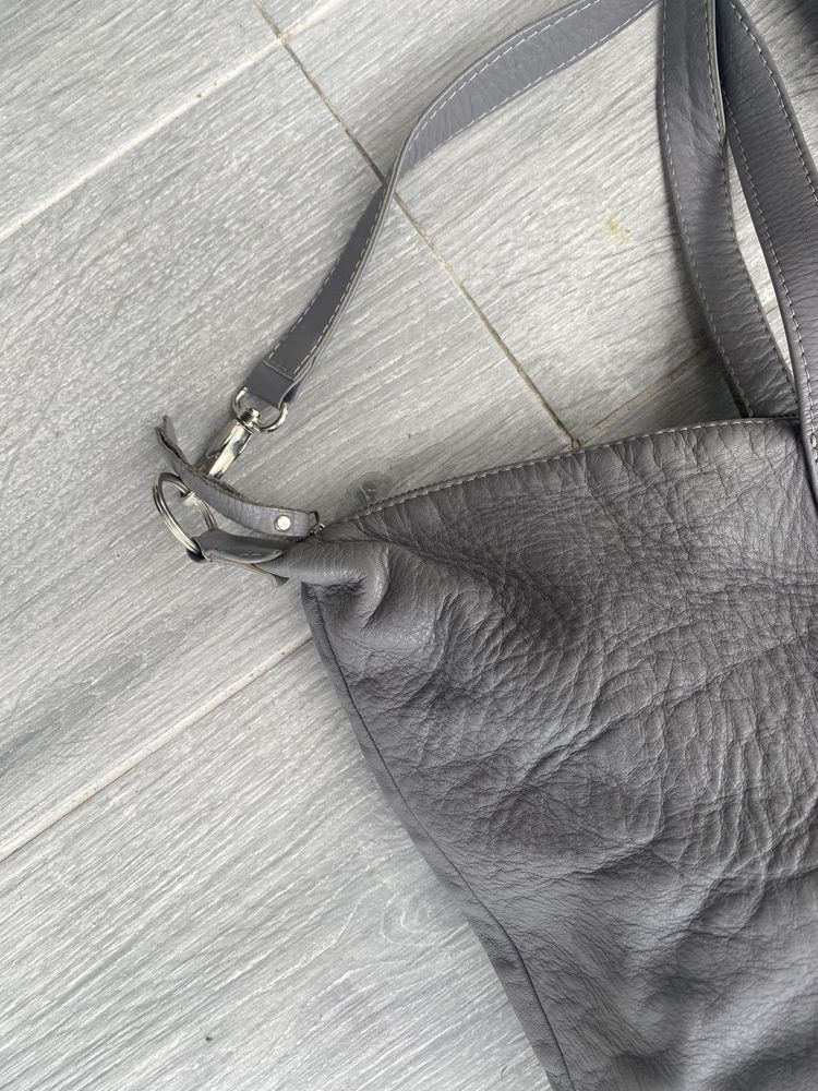 Torba MAKO model Hobo Grande Grey