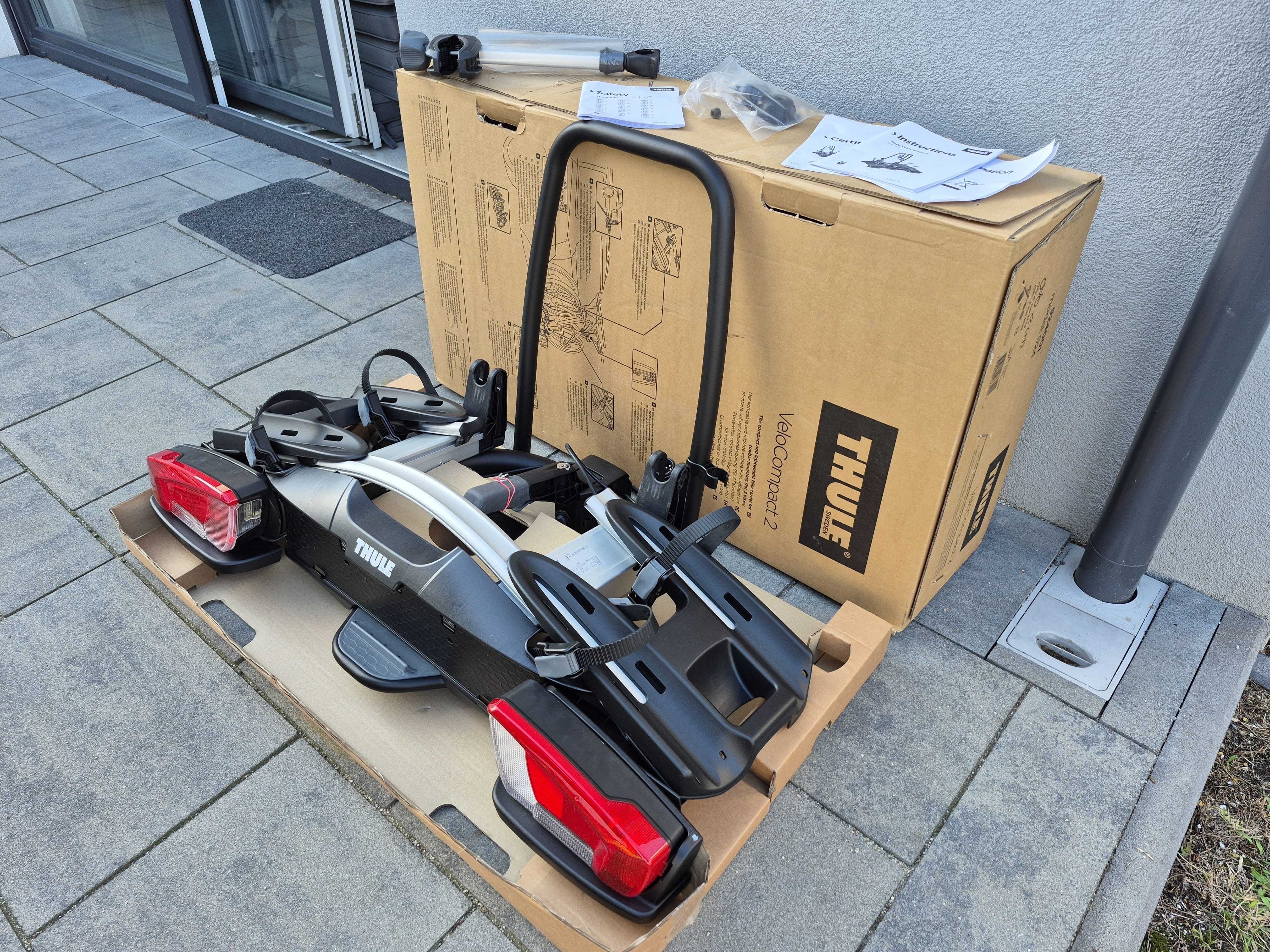 Nowy uchwyt rowerowy Thule VeloCompact 2 – na hak