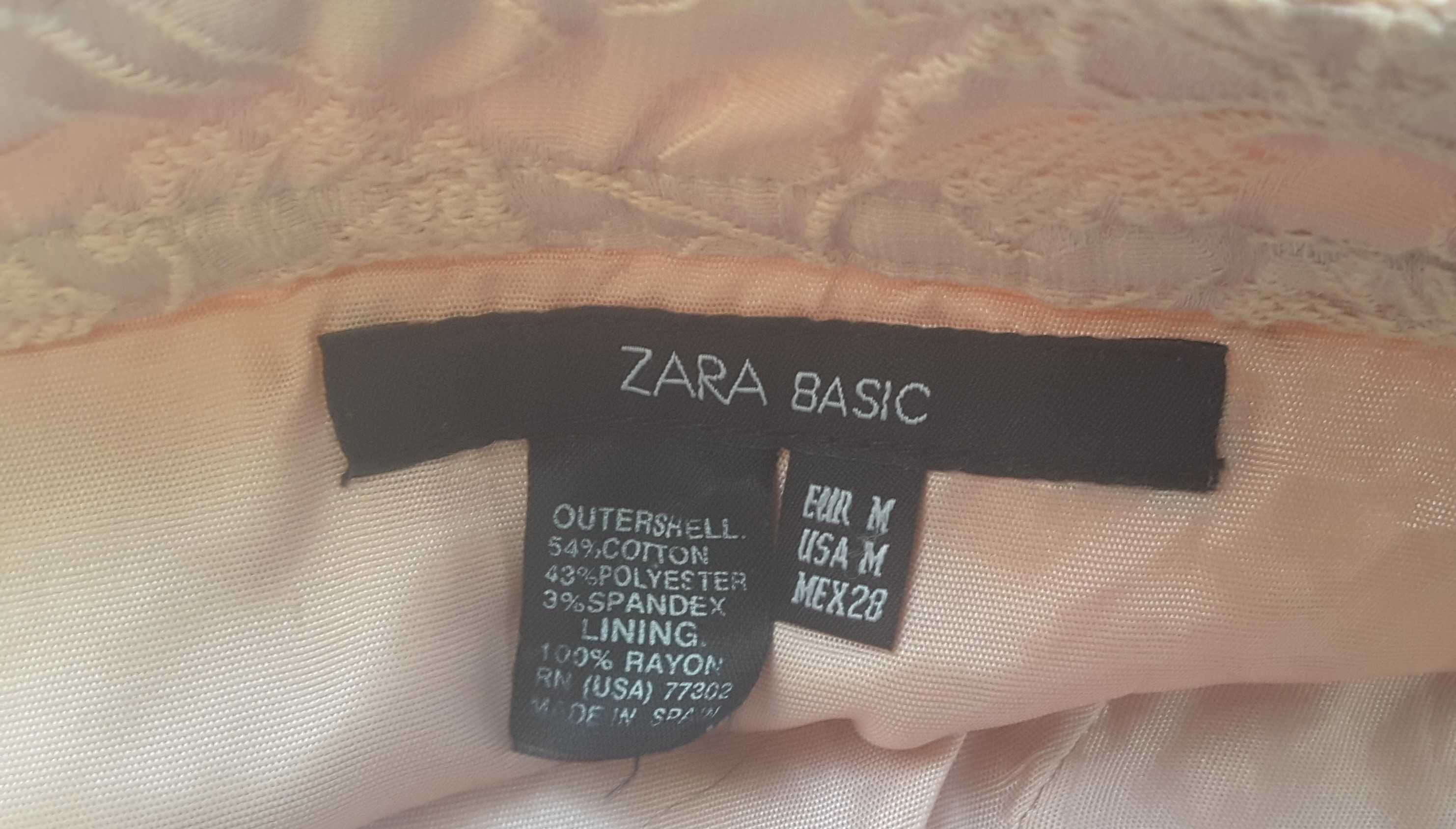Vestido Bordado Zara Basic