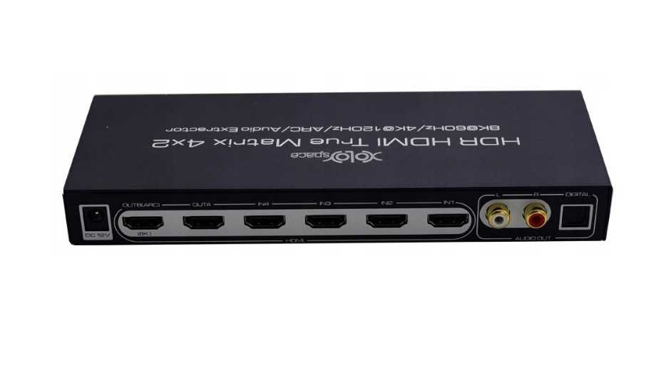 Matrix Switch Splitter HDMI 4x2 8K 60Hz 4K 120Hz przełącznik