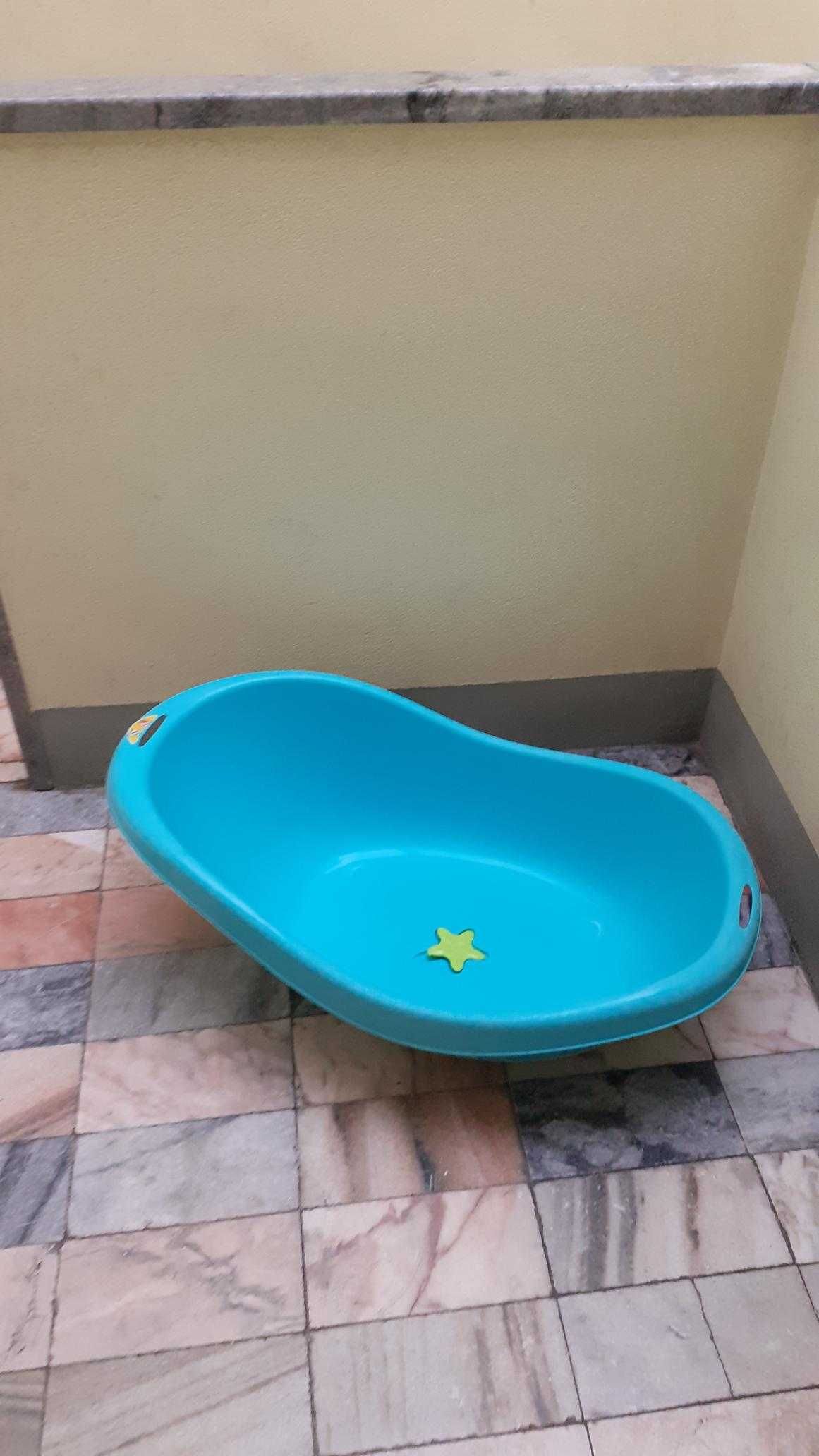 Banheira bebé azul bebe confort com escoamento