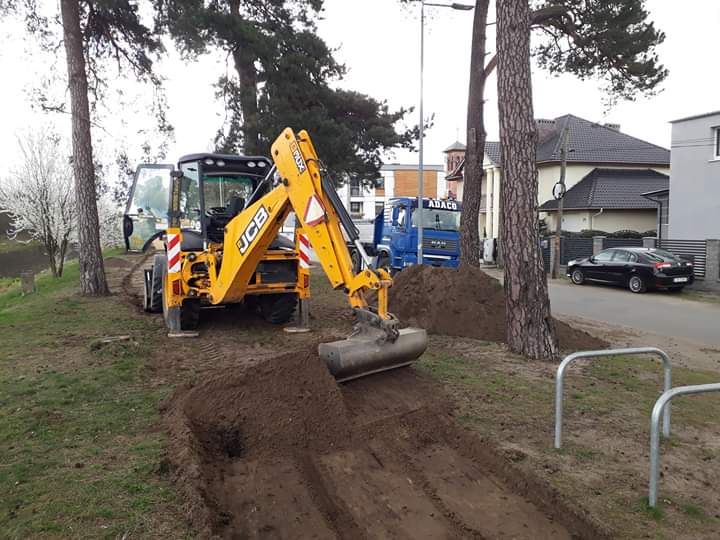 Transport Wywrotka Koparko Ładowarka Piasek Żwir Czarnoziem Beton Gruz