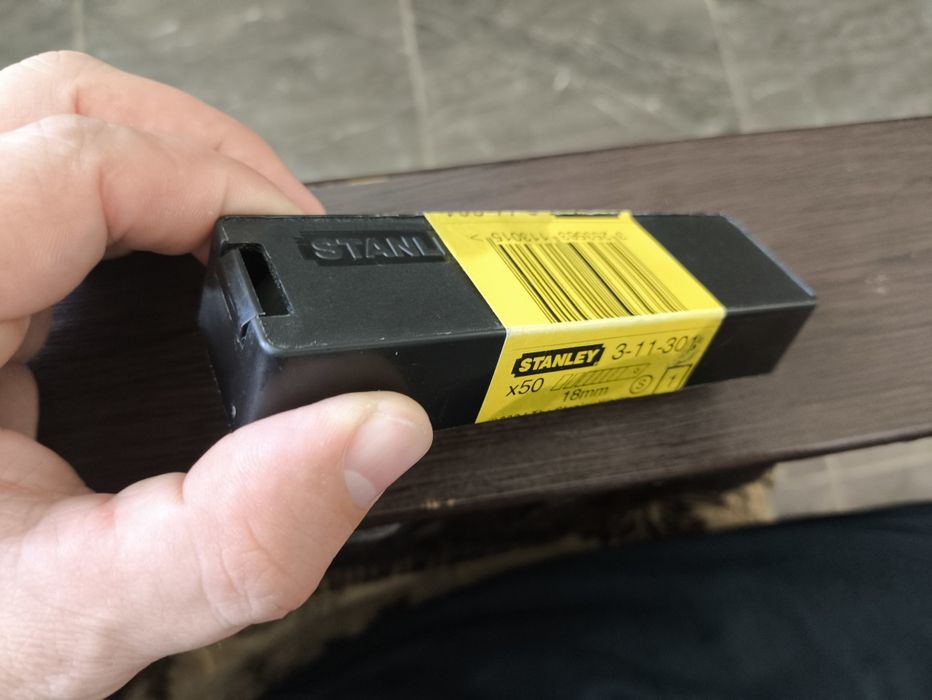 Леза 18 мм Stanley 50 шт